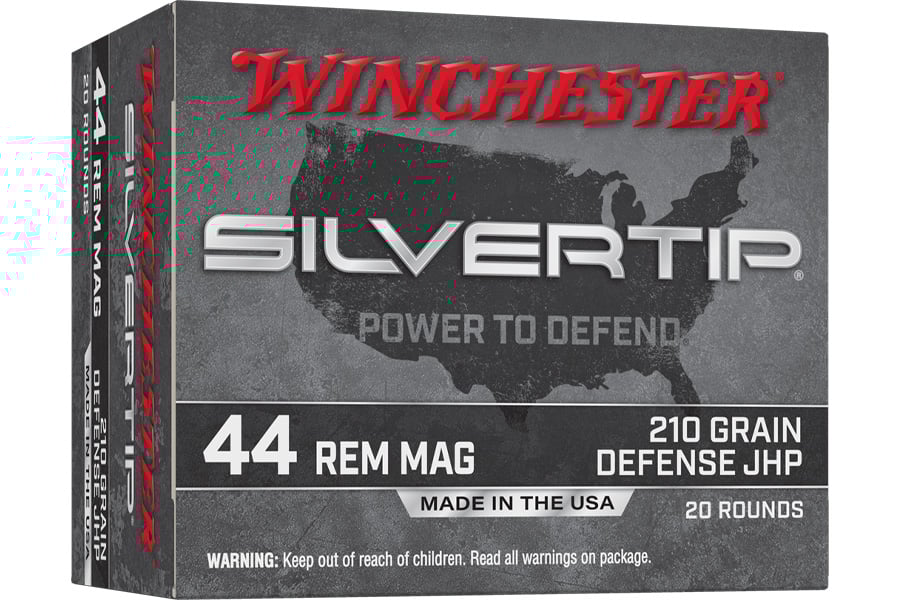 Winchester 44 Rem Mag 210 gr JHP Silvertip 20/Box